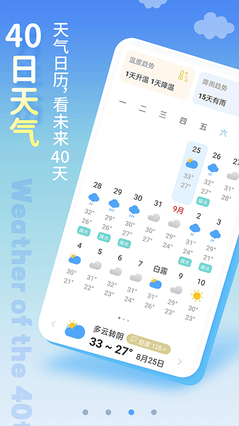 清新天气预报软件